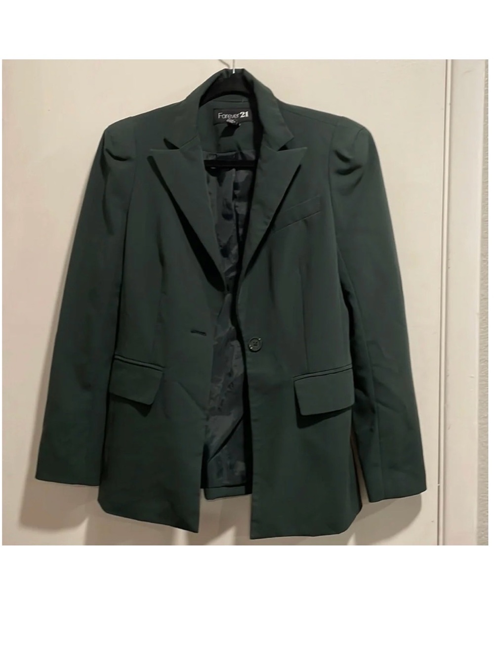 Forever 21 Forest Green Blazer Jacket